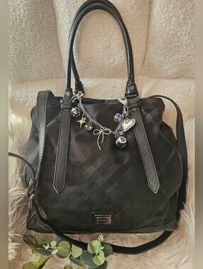 Burberry Leather & Nylon Bag